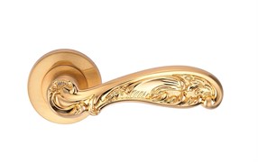 Ручка дверная Archie Genesis FLOR S. GOLD (20G) матовое золото