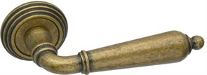 Ручка дверная на круглой розетке  Adden Bau POMOLO V203 AGED BRONZE Состаренная бронза